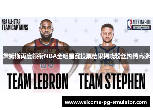 詹姆斯再度领衔NBA全明星赛投票结果揭晓粉丝热情高涨