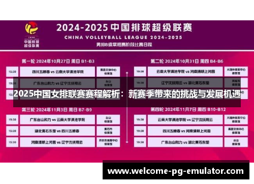 2025中国女排联赛赛程解析：新赛季带来的挑战与发展机遇
